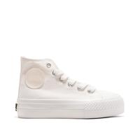 Conguitos - Zapatillas Altas con Logo Lateral en para Niños o Adultos Unisex (Blanco/Talla 37)