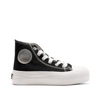 Conguitos - Zapatillas Altas con Logo Lateral en para Niños o Adultos Unisex (Negro/Talla 37)