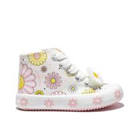 Conguitos - Zapatillas Altas Estampado Flores Bebés para Niños y Niñas (Multicolor/Talla 26)