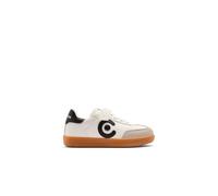 Conguitos - Zapatillas Bajas Cierre Adherente Blanco/Negro Laces para Niños y Niñas (Negro/Talla 28)