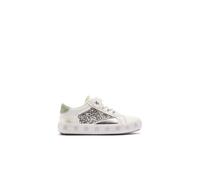 Conguitos - Zapatillas Bajas de Niña Estampado Purpurina Plata para Niña (Multicolor/Talla 31)