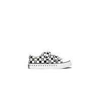 Conguitos Zapatillas Básicas Unisex de Lona Estampado de Cuadros Blanco/Negro - Zapatillas Casual para niños cómodas (Multicolor/Talla 31)
