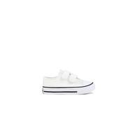 Conguitos Zapatillas de Bebé Clásicas Blanco - Zapatillas Casual para niños cómodas (Blanco/Talla 25)