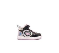 Conguitos - Zapatillas de Luces de niña con Estampado de corazón para Niña (Negro/Talla 28)