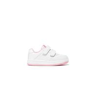 Conguitos Zapatillas Deportivas Colegiales Unisex Blanco/Rosa Zapatillas Casual para niños cómodas (Blanco/Talla 33)