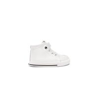 Conguitos - Zapatillas Deportivas de Bebés Diseño Respetuoso Sin Caída y Puntera Amplia Blanco para Niños y Niñas (Blanco/Talla 25)