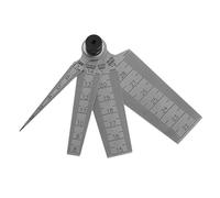 Cónica de soldadura de acero inoxidable de 0 a 29 mm para calibrador, regla de profundidad portátil, herramienta de inspección de agujeros, regla de medición de conversión de longitud, pinza