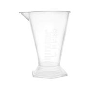 Cónica taza de medir, 25 ml capacidad W/graduación de 1 ml, polipropileno, eisco Labs