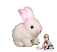 Coniglio Realistico - Divertimento Realistico Giocattoli Per Bambini | Pluscia Interattiva Con Movimenti Naturali | Coniglio Giocattolo Che Salta Pasquale Per Ragazzi Ragazze Di Compleanno Di Pasqua