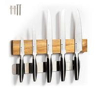 Coninx Barra Magnética para Cuchillos 40cm | Imán para Cuchillos de Cocina en Madera | Soporte magnético y colgante para Cuchillos de Cocina | Imán con gran capacidad de carga