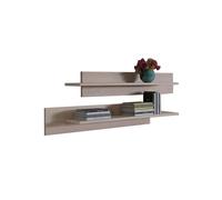 Conjunto 2 estantes salón comedor sonoma 100x20x20 luke muebles bonitos