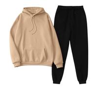 Conjunto 2 Piezas Conjunto Punto Mujer Chándal Completo Deporte Casual Corto Mallas a Algodón Señoras 3 Gris Avion Seamless I Cortos Ebullient Rompevientos Outfit Blanca