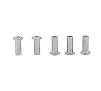 Conjunto 20-30 Tuercas Planas Hexagonales M6 M8, Accesorios Fijación para Muebles Sofás Armarios Mesas Sillas, Reparación Montaje Mostradores Comerciales, Acero Inoxidable Níquel Chapado
