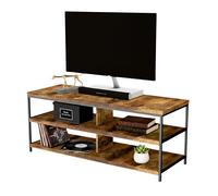 Miroytengo Conjunto 3 Muebles Salón Comedor, Pack Mueble TV, Mesa de Centro y Sillón Relax Roble y Negro