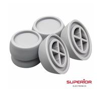 Conjunto 4 Pés Antivibração p/ Máquina de Lavar - Superior Electronics