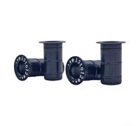 Conjunto 4 Piezas Adaptador Eje Bici 15mm a 12mm | Aleación aluminio robusta, junta goma integrada, conversión 15mm a 12mm, ideal mantenimiento bici(Black)