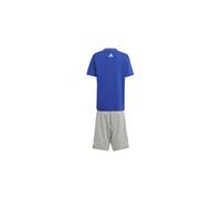 Conjunto adidas essentials logo infantil azul 5 - 6 AÑOS