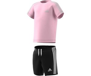 CONJUNTO ADIDAS I 3S SPORT SET HF1906 ROSA Y NEGRO NIÑA