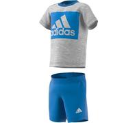 CONJUNTO ADIDAS I BL T SET H65822 GRIS Y AZUL NIÑO VERANO