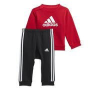 CONJUNTO ADIDAS-I BOS LOGO JOG-IC6592 NEGRO-ROJO NIÑO FELPA