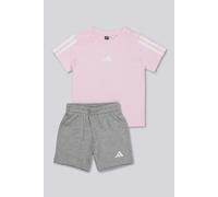 ADIDAS SPORTSWEAR Conjunto camiseta y pantalón corto. Color Rosa/Gris