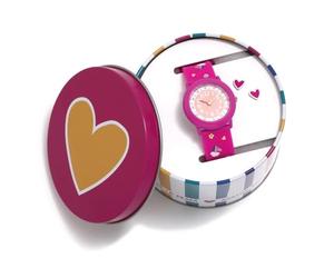 Conjunto Agatha Ruiz de la Prada AGR366+S BOMBÓN niña reloj pendientes 6mm. plata correa silicona