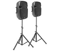 Conjunto altavoces Vonyx SPJ-1000A 800W RMS 10" activos con soportes y bolsa