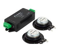 Conjunto amplificador bluetooth negro audio cas101bt caratec