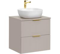 Conjunto armario Comad Adel Cashmere ADEL CASHMERE 82-60-2S, lavabo Comad Smile UM-6252SMILE40DP, ADEL CASHMERE 89-60