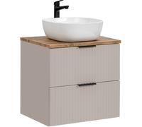 Conjunto armario Comad Adel Cashmere ADEL CASHMERE 82-60-2S, lavabo Comad Smile UM-6252SMILE40DP, BLAT UN. 89-60-B WOTAN
