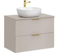 Conjunto armario Comad Adel Cashmere ADEL CASHMERE 82-80-2S, lavabo Comad Smile UM-6252SMILE40DP, ADEL CASHMERE 89-80