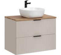 Conjunto armario Comad Adel Cashmere ADEL CASHMERE 82-80-2S, lavabo Comad Smile UM-6252SMILE40DP, BLAT UN. 89-80-B WOTAN