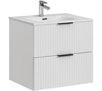 Conjunto armario Comad Adel White ADEL WHITE 82-60-B-2S, lavabo Comad Sky SKY60-8099