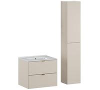 Conjunto armario Comad Dalia Cashmere DALIA CASHMERE 82-60-46-2S, lavabo Comad Lava UM-CFP LAVA 60D, DALIA CASHMERE 80-30-1D