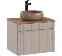 Conjunto armario Comad Iconic Cashmere ICONIC CASHMERE 82-60-D-1S, lavabo Comad Wiki UN-WIKI-MC, BLAT 89-60-A OAK COAST EVOKE
