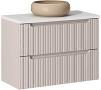 Conjunto armario Comad Nova Cashmere NOVA CASHMERE 82-80-2S, lavabo Comad Wiki UN-WIKI-MC, NOVA WHITE 89-80