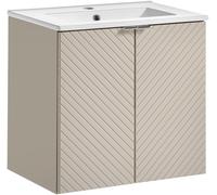 Conjunto armario Comad Viva Cashmere VIVA CASHMERE 82-60-2D, lavabo Comad Dance White UM-2060RB DANCE 60-DP