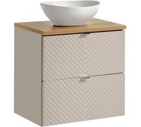 Conjunto armario Comad Viva Cashmere VIVA CASHMERE 82-60-2S, lavabo Comad Lola UN-LOLA-GW, NOVA OAK A 89-60