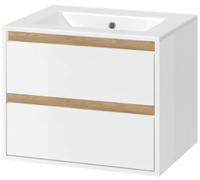 Conjunto armario Excellent Tuto MLEX.0103.600.WHBL, lavabo Excellent As CEEX.3617.600.WH