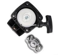Conjunto Arranque Manual para Motor 22cc 26cc 36cc Conjunto | Compatible 22cc-62cc, para construcción robusta, plástico y metal, uso intensivo, exterior negro