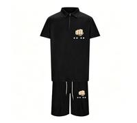 Conjunto atlético para Hombre con Camiseta de compresión y Shorts para Entrenamientos de Alto Impacto y Actividades al Aire Libre