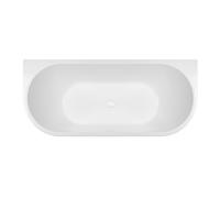 Conjunto bañera de pared Oltens Begna 12011000, embellecedor de tapón Oltens 09002000