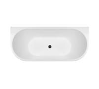 Conjunto bañera de pared Oltens Begna 12011000, embellecedor de tapón Oltens 09002300