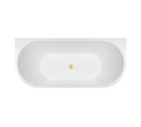 Conjunto bañera de pared Oltens Begna 12011000, embellecedor de tapón Oltens 09002810