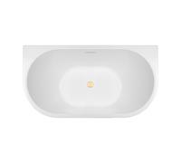 Conjunto bañera de pared Oltens Delva 12018000, embellecedor de tapón Oltens 09002800