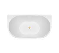 Conjunto bañera de pared Oltens Delva 12018000, embellecedor de tapón Oltens 09002810