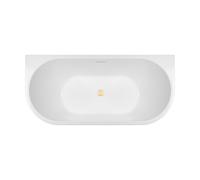 Conjunto bañera de pared Oltens Delva 12019000, embellecedor de tapón Oltens 09002800