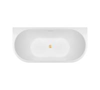 Conjunto bañera de pared Oltens Delva 12019000, embellecedor de tapón Oltens 09002810
