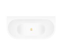 Conjunto bañera de pared Oltens Hulda 12020000, embellecedor de tapón Oltens 09002800
