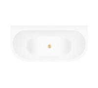 Conjunto bañera de pared Oltens Hulda 12020000, embellecedor de tapón Oltens 09002810